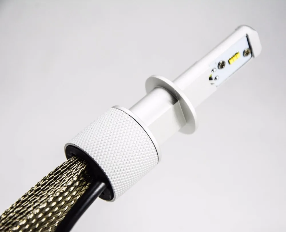 1 комплект H1 50 Вт 8000лм 5S тонкая светодиодная фара LUMILED ZES чипы все в одном