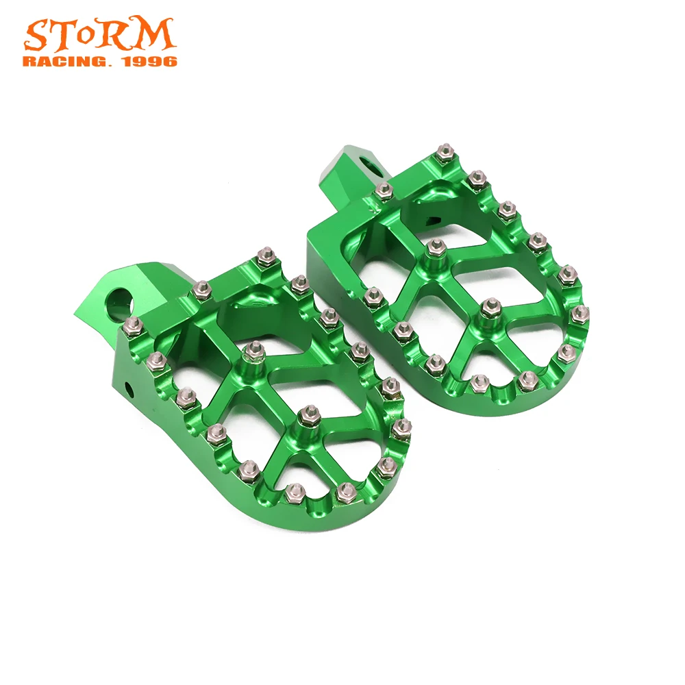 

FootRest Foot Pegs Rests Pedals For KAWASAKI KDX200 KDX220 1995-2003 KDX250 1991-1996 KX125 KX250 199-1996 KX500 1991-2003