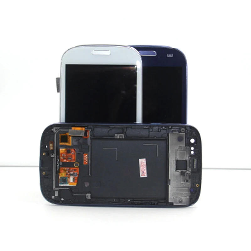 ЖК-дисплей i9300 совместимый с Samsung Galaxy S III S3 сенсорный дигитайзер сменной рамкой |