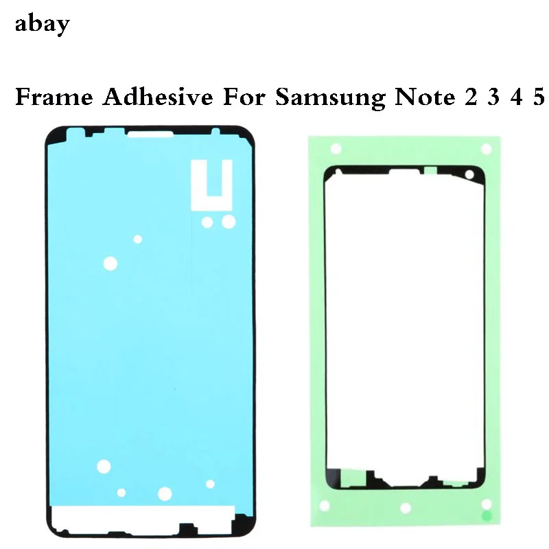 Front Back Frame Adhesive For Samsung Galaxy Note 3 N7505 4 2 5 LCD Display Middle Bezel Sticker | Мобильные телефоны и