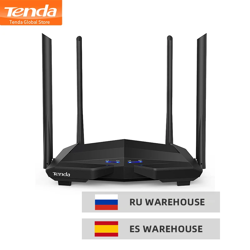 Tenda AC10 AC1200 умный двухдиапазонный гигабитный Беспроводной Wi Fi роутер