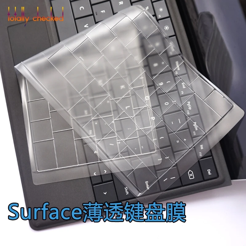 Прозрачная накладка на клавиатуру для Microsoft Surface Pro 7 6 5 4 12 3 дюйма/Surface book go 2 13 15