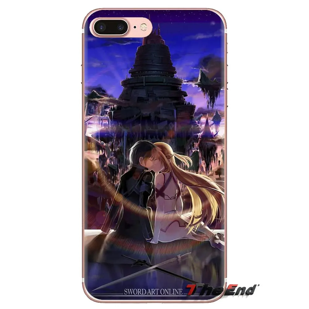 Sword Art онлайн Кирито Асуна САО телефон оболочки чехлы для Xiao mi 4 5 5s 6 A1 A2 5X6X8 9 Lite SE Pro