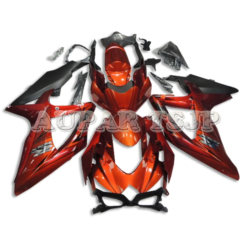 

BURNT ORANGE AND DEEP RED Motor Fairings For Suzuki 2008 2009 2010 GSXR600-750 K8 GSXR750 GSXR600 08 09 10 ABS Plastic COWLINGS