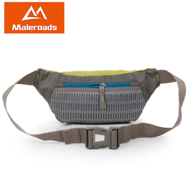 Maleroads Waterproof Running Waist Bags Utility Fanny Pack Ultralight Sport Cycling Belt Money Cell Phone Pocket For Men Women