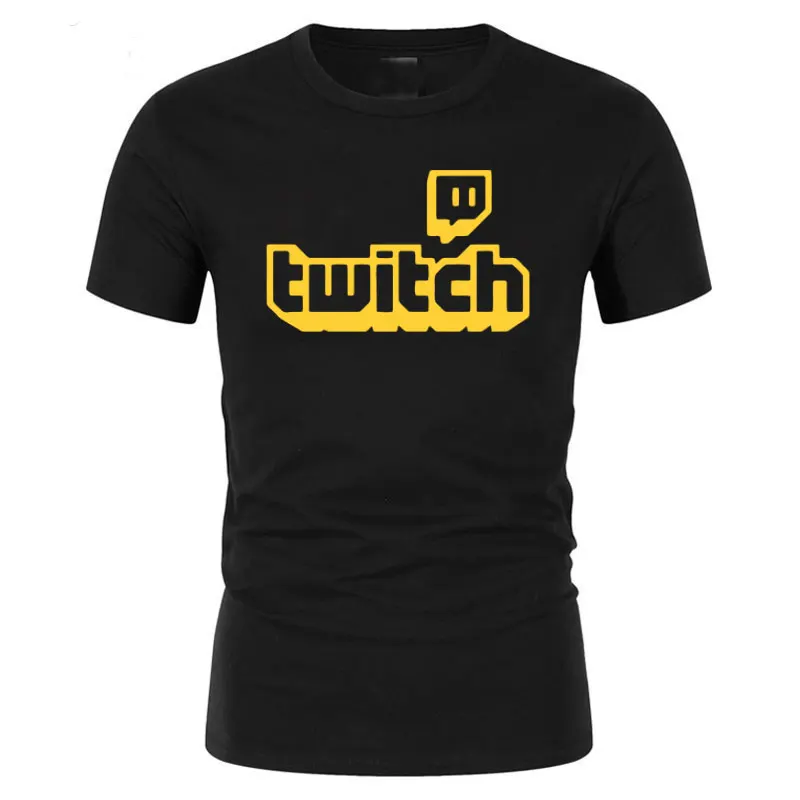 Twitch Tv фиолетовая игровой Топ Мужская футболка геймер Fathers Day вентилятор подарки