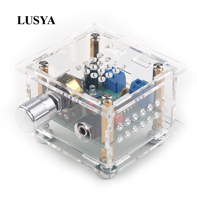 Lusya мини усилитель мощности плата HIFI CM2038 аудио 5 Вт * 2 двухканальная с корпусом DC5V