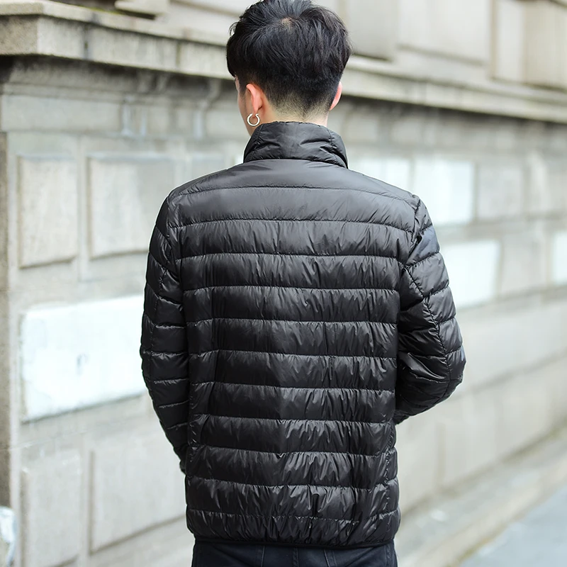 

2018 Winter men Ultralight Jacket White Duck Down Jacket Men Down Jackets Outdoors Male Casual down jacket Coat