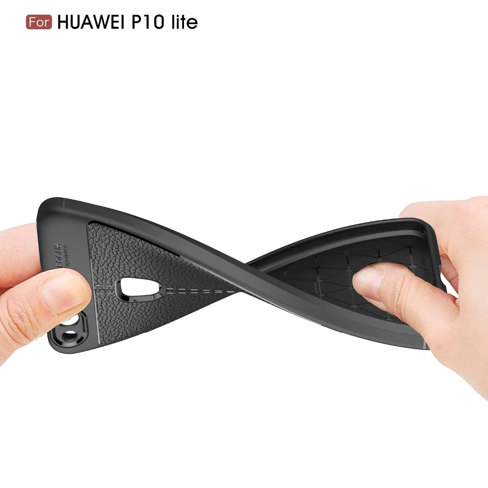 Чехол Etui Huawei P10 Lite силиконовый чехол для чехлы из мягкого углеродного волокна Brushe