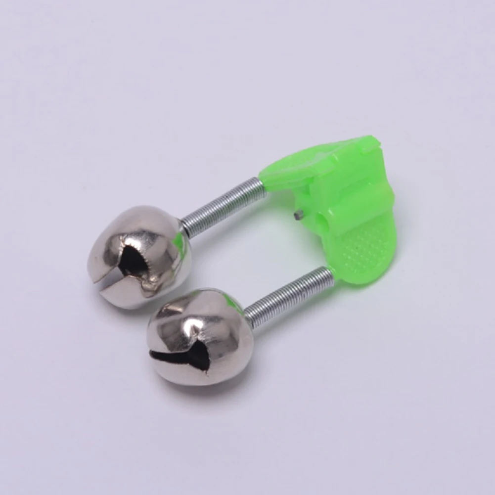 Лидер продаж сигнализатор клева для рыбалки Удочка колокольчики Зеленый ABS