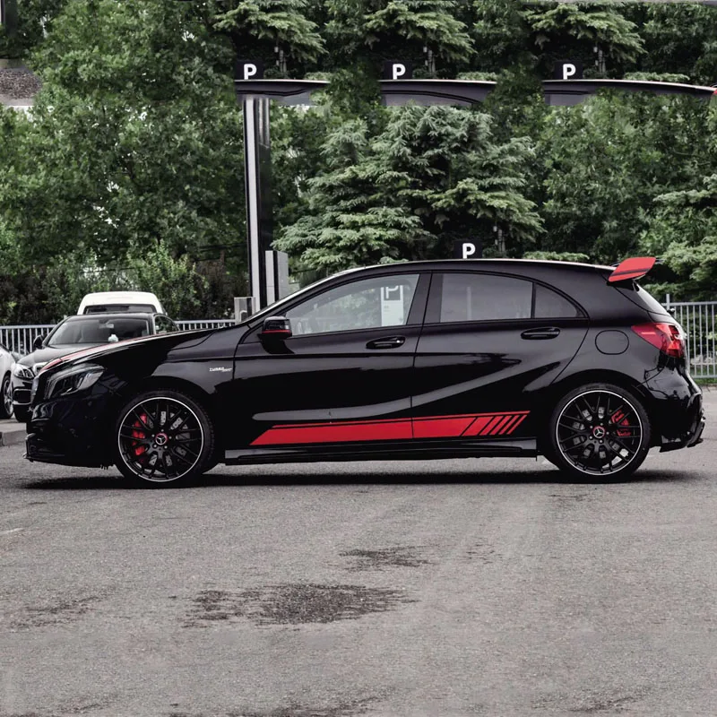 TAIYAO Тюнинг автомобилей спортивный автомобиль наклейки для Mercedes-Benz AMG 45 4matic автомобильные аксессуары и отличительные знаки авто стикер наклейка