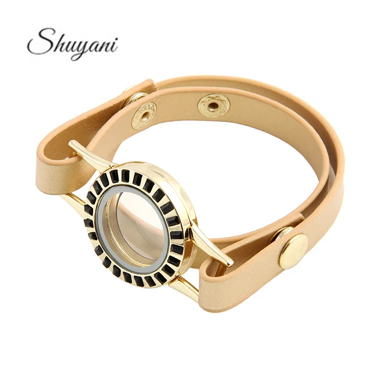 5 шт./лот 30 мм круглый браслет со стразами из сплава и стекла плавающий медальон