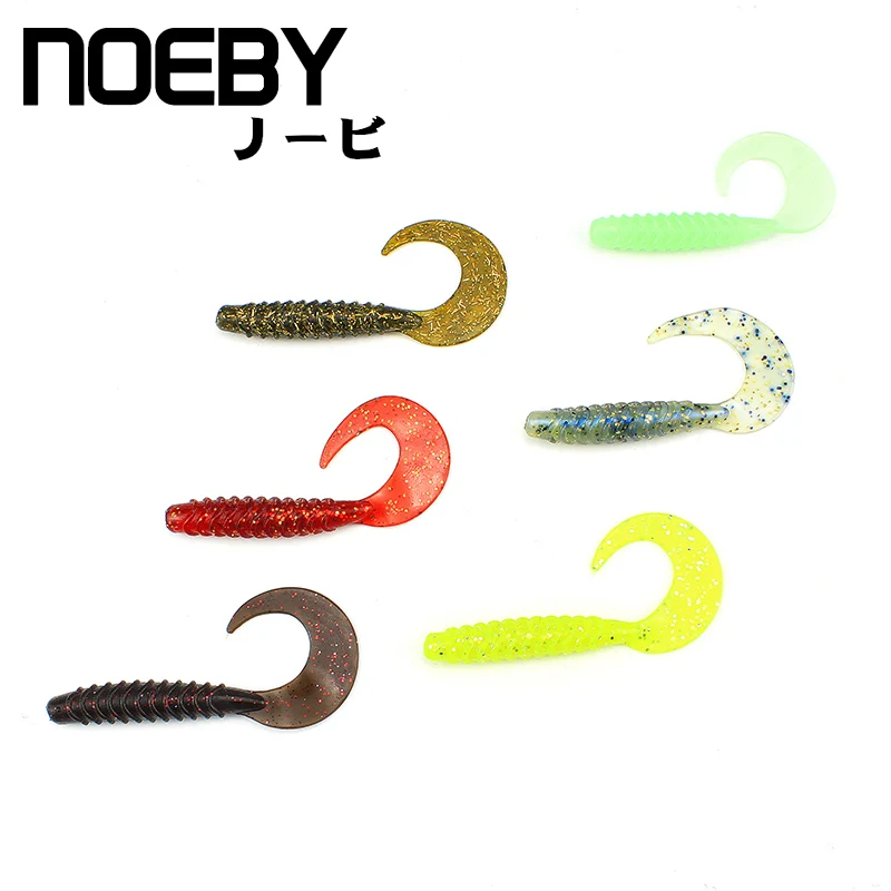 Мягкая приманка NOEBY 6 шт./лот 75 мм/2 7 г Волшебная для рыбалки|worm lure|soft lurelure worm |