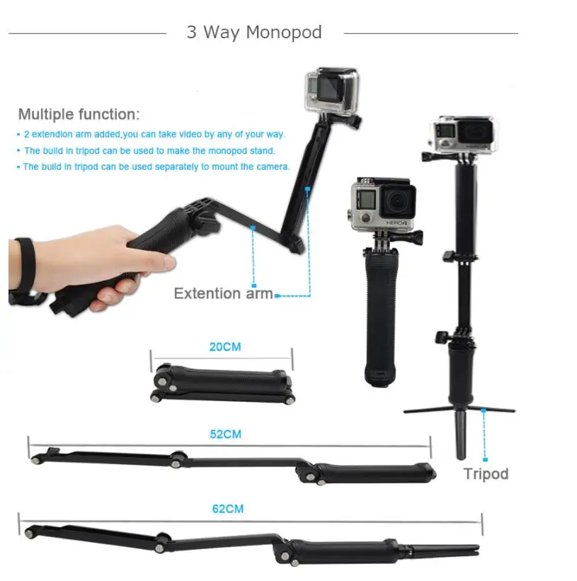 Аксессуары LBKAFA нагрудный головной ремень плавающий захват монопод J-Hook Пряжка