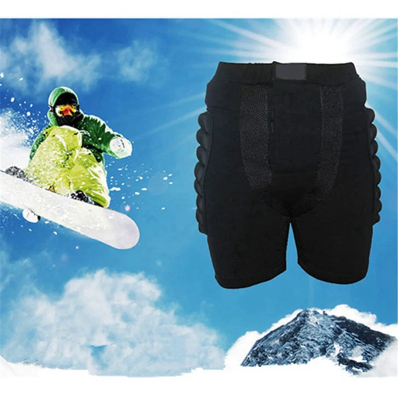 

Black Kids Adult Men Women Protective Hip Butt Pad Short Pants Ski Skate Snowboard Size M L XL XXL XXXL Outdoor Sports
