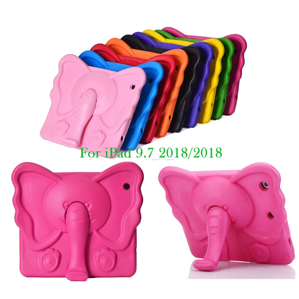 Лидер продаж чехол для планшета iPad 9 7 2017/2018 милый 3D мультяшный со слоном носом
