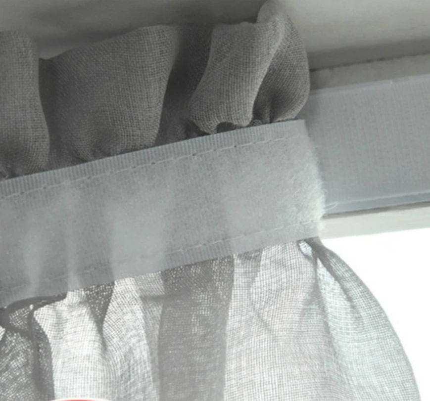 Занавеска Magic Paste однотонная Тюлевая драпировка для дверей и окон прозрачная