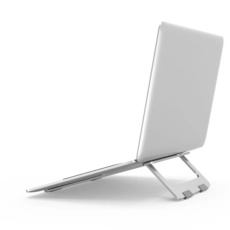 Foldable Laptop Stand  Macbook Pro Aluminum Adjustable Desktop Tablet Holder Desk Table Mobile Phone Stand For iPad Air Notebook