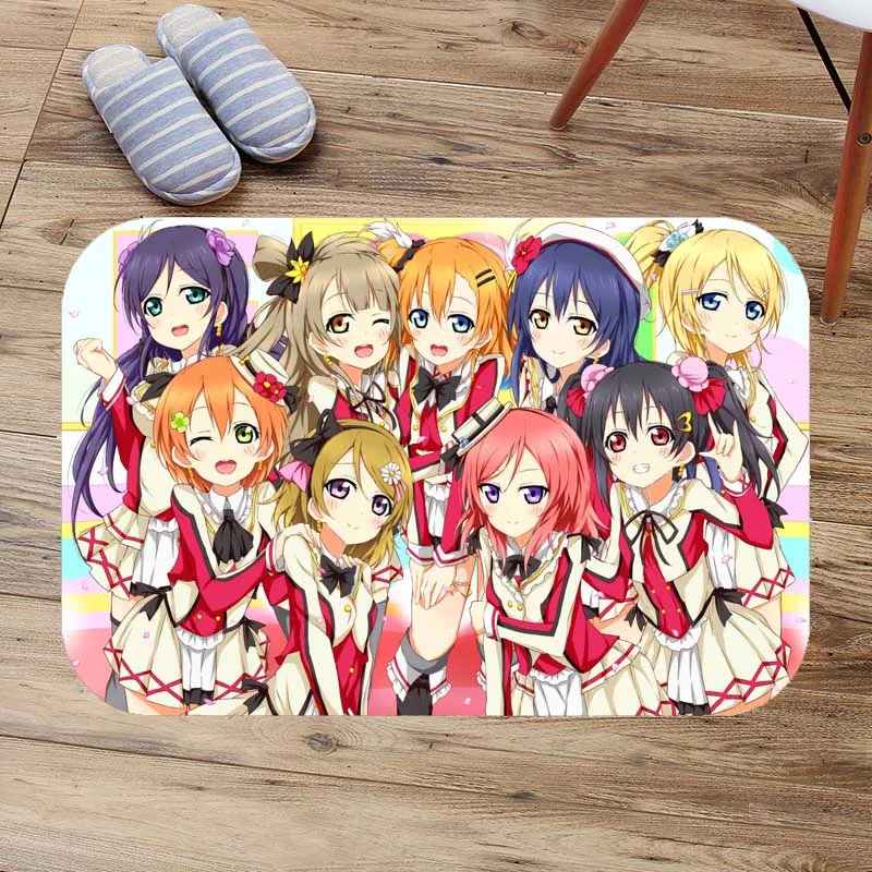 Love Live! Школьный коврик Idol Project для входной двери пользовательские коврики ванной