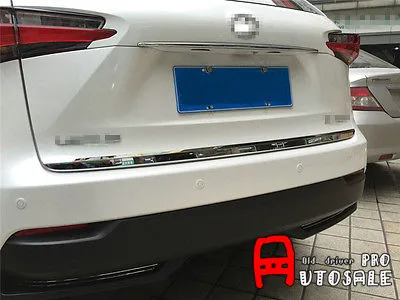 Для LEXUS NX200T NX300H 2015 блестящая Нержавеющая Задняя дверь багажник крышка