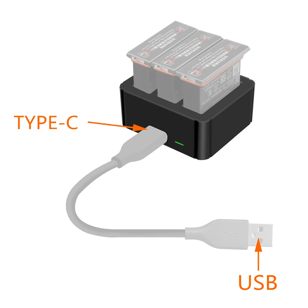 YX 3 в 1 USB зарядное устройство Type C порт для зарядки аккумулятора адаптер