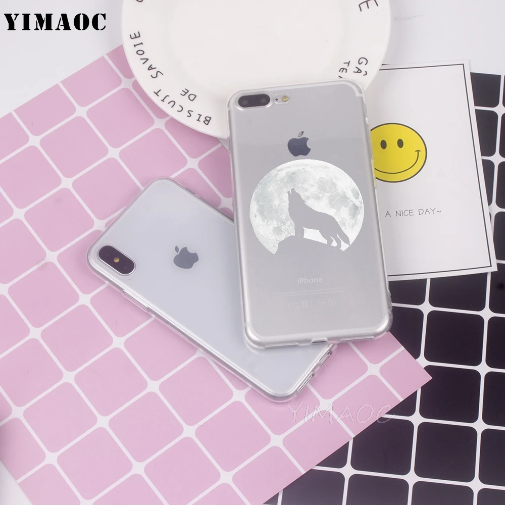 Мягкий силиконовый чехол YIMAOC Wolf Frog Pepe для Apple iPhone 8 7 6 6S Plus 5 5S SE X XS Max XR |
