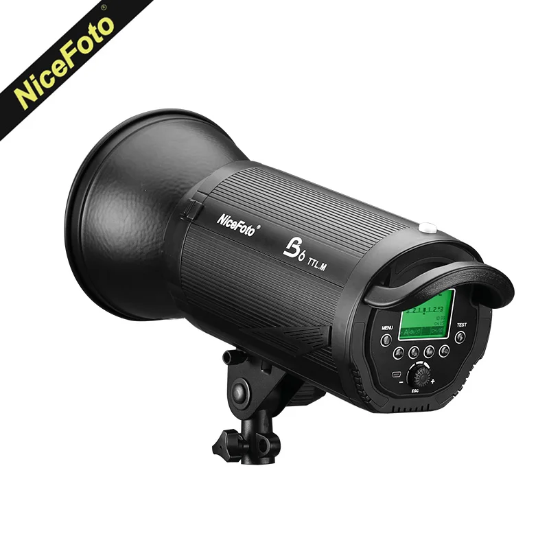 

New NiceFoto B6 600Ws TTL HSS 1/20000S 2.4G Wireless Battery Powered Flash With TX-C02 for Canon Nikon DSLR Cameras