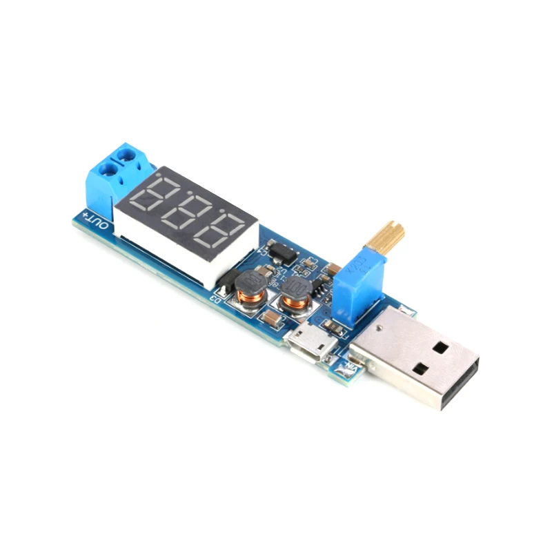 DC-DC 5V to 1.2V-24V USB Step UP/Down Power Supply Module Adjustable Converter Buck-boost Power Regulator Module