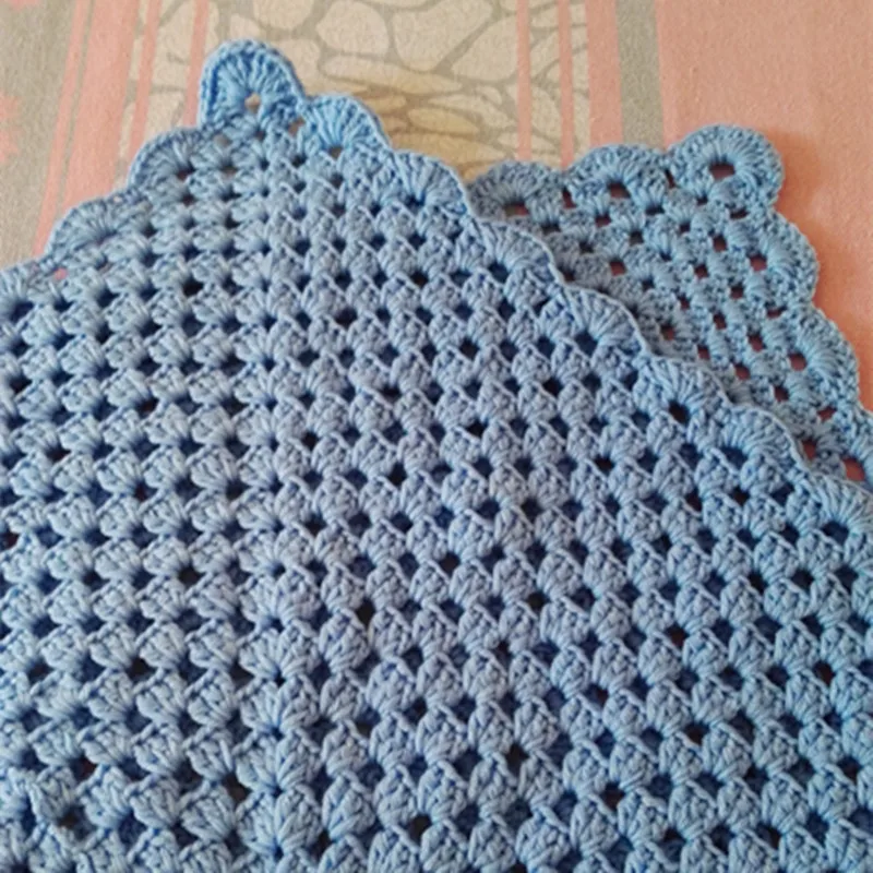 Crochet Baby Blanket Afghan Nursery Bedding Christening Baptism gift deken colcha coperta Babydecke manta couverture | Мать и ребенок
