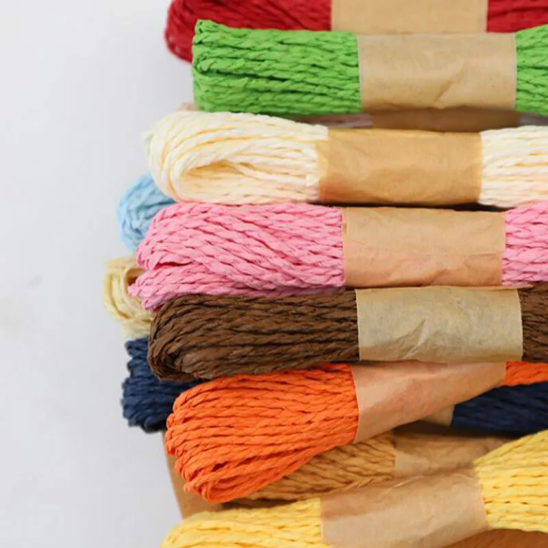 2 мм красочные бумажные веревки для ручная работа сделай сам ремесло свадебные