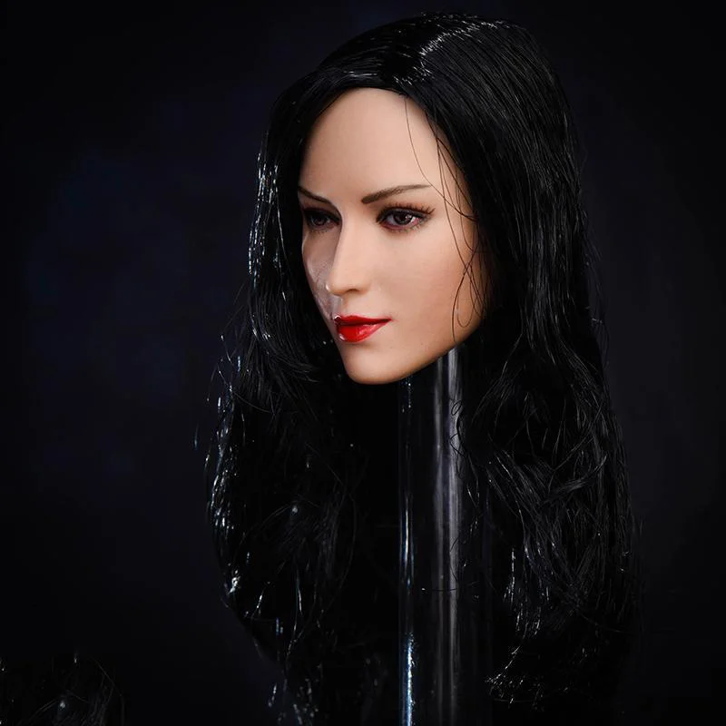 Масштаб 1/6 азиатская Красивая женская голова фигурка Ada Wong резная модель