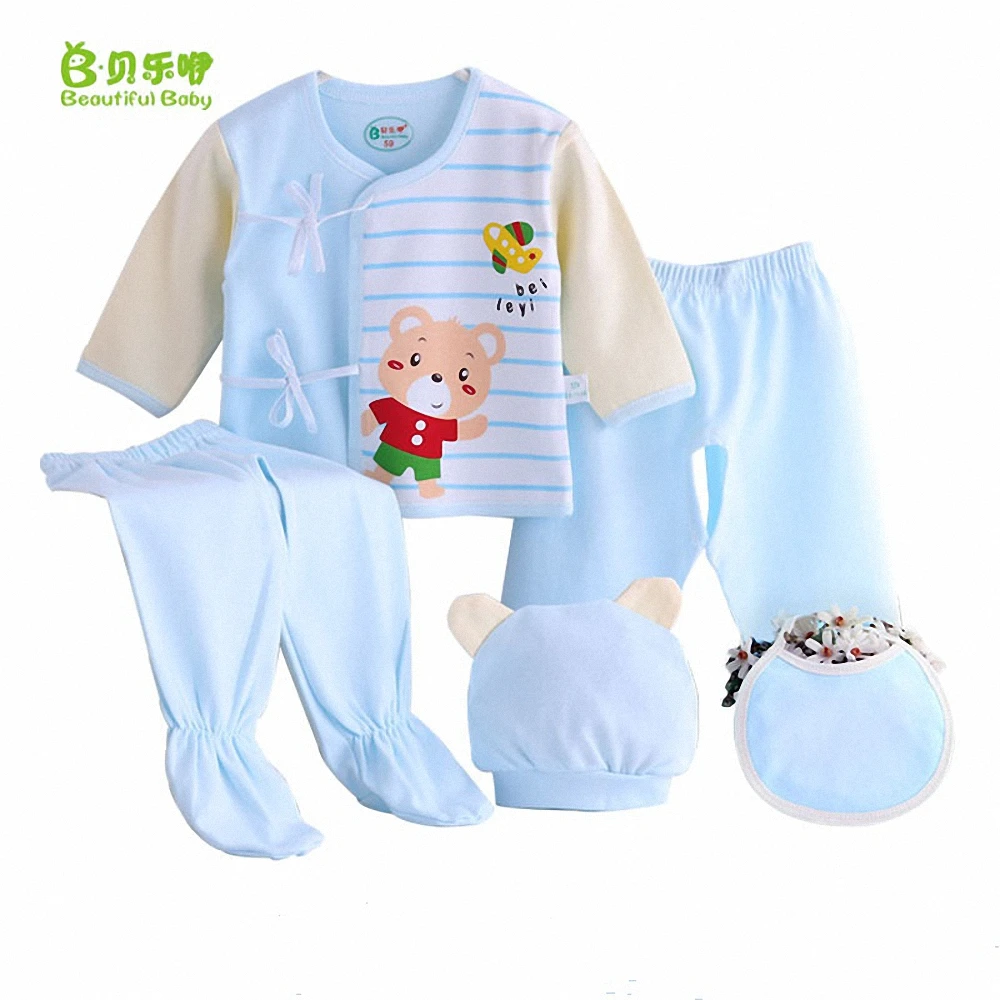 Комплект из 5 предметов для маленьких мальчиков и девочек на лето осень мягкая