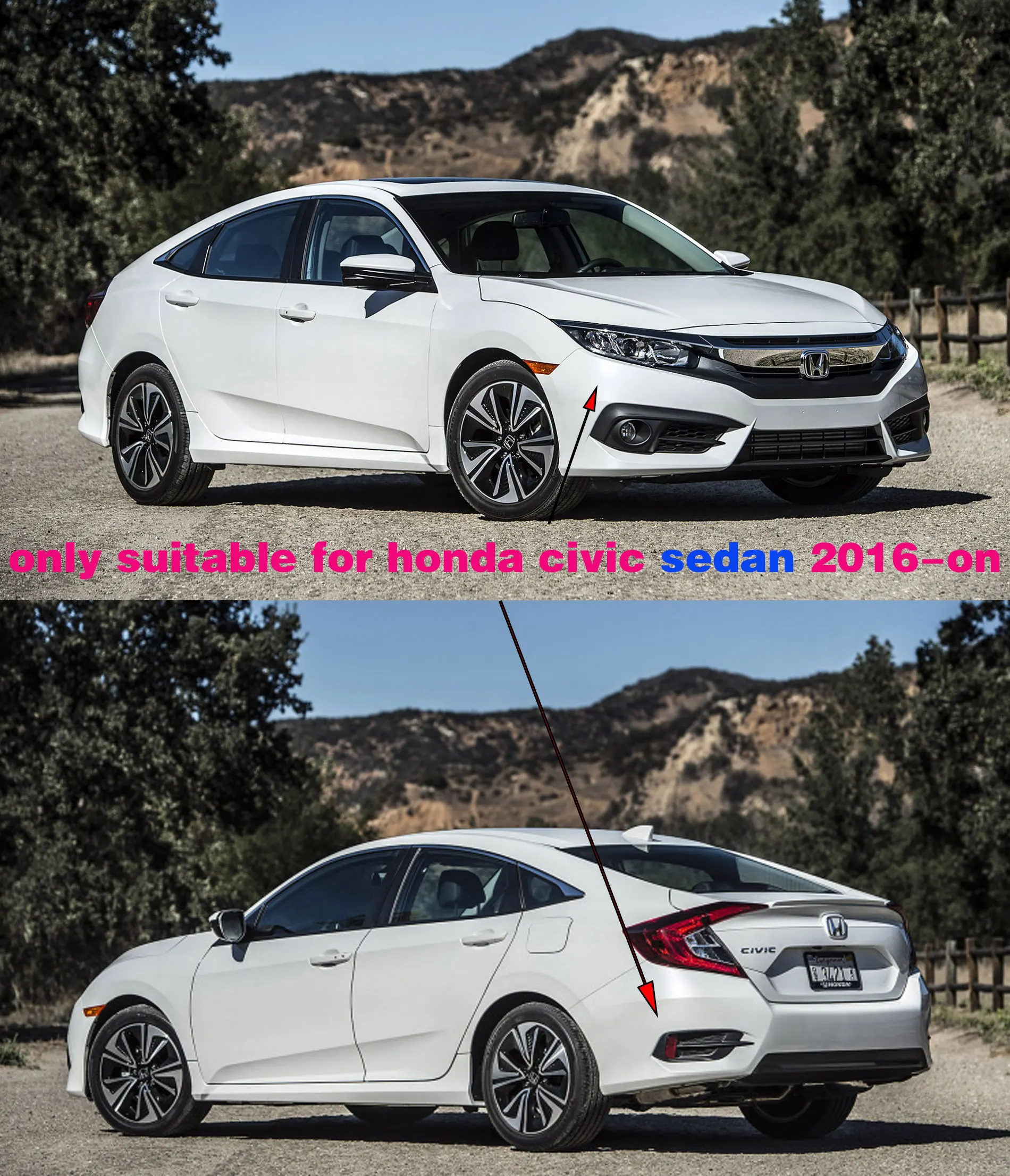 Хромированная Накладка для Honda аксессуары civic хромированный задний фонарь лампа