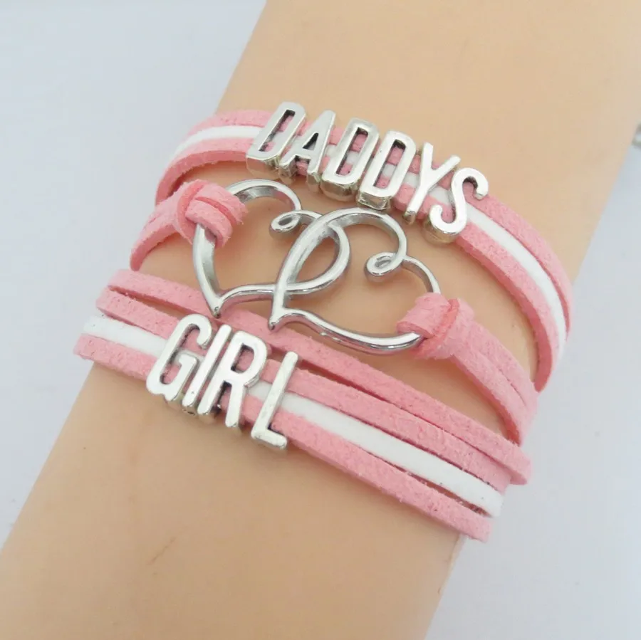 Модные браслеты для девочек и Daddys daddys любовь дочь подарок дочери|Цепочки