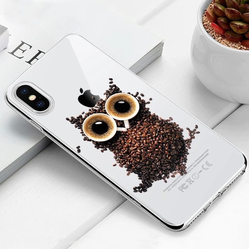 10 Милый чехол для телефона для iPhone 7, 8 Plus, 6, 6 S, X, XS, Max, XR, 5, 5S, SE, мягкий силиконовый чехол для iPhone 6 S PLUS, 7, 8, кактус, фламинго, чехол s - Цвет: 10