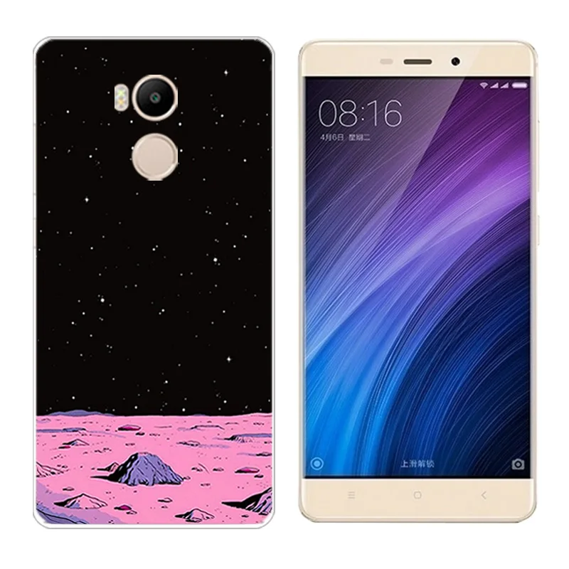 Case for Xiaomi Redmi 4 Prime TPU Soft Mobile Phone Cases Silicone Cover Pro Disk Printing Coque |