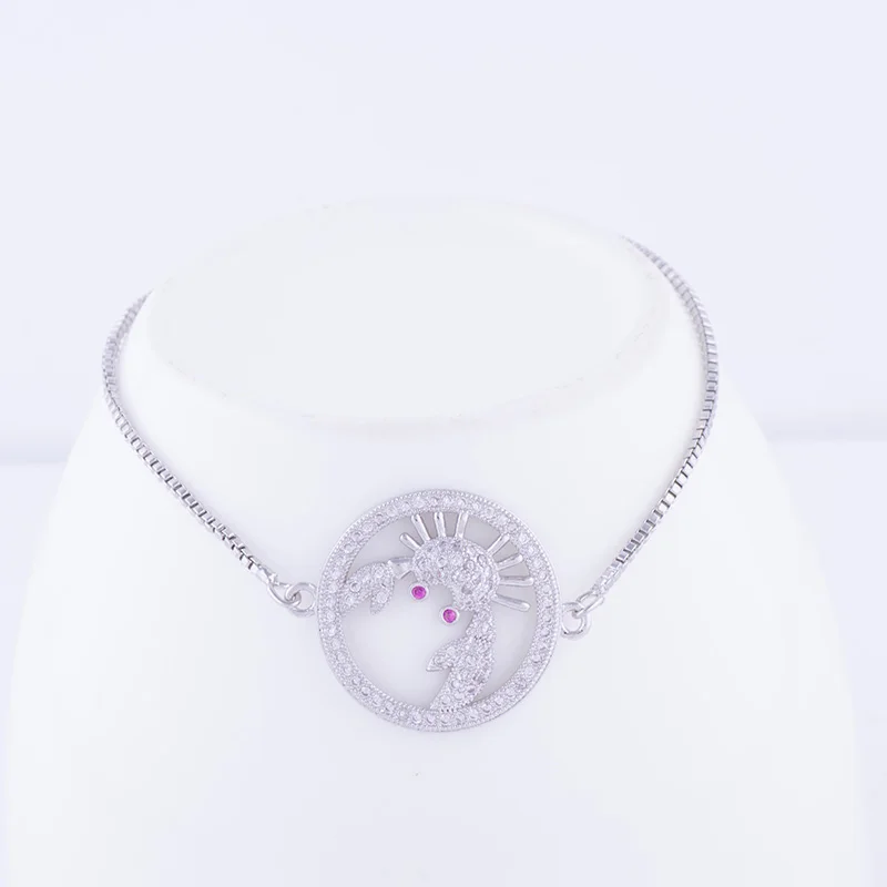 Новые модные ювелирные изделия Симпатичные циркониевые браслеты с