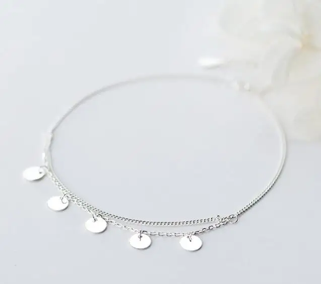 Bohi на 100% реальный. Женский многослойный браслет ногу из серебра 925 пробы GTLS547 |