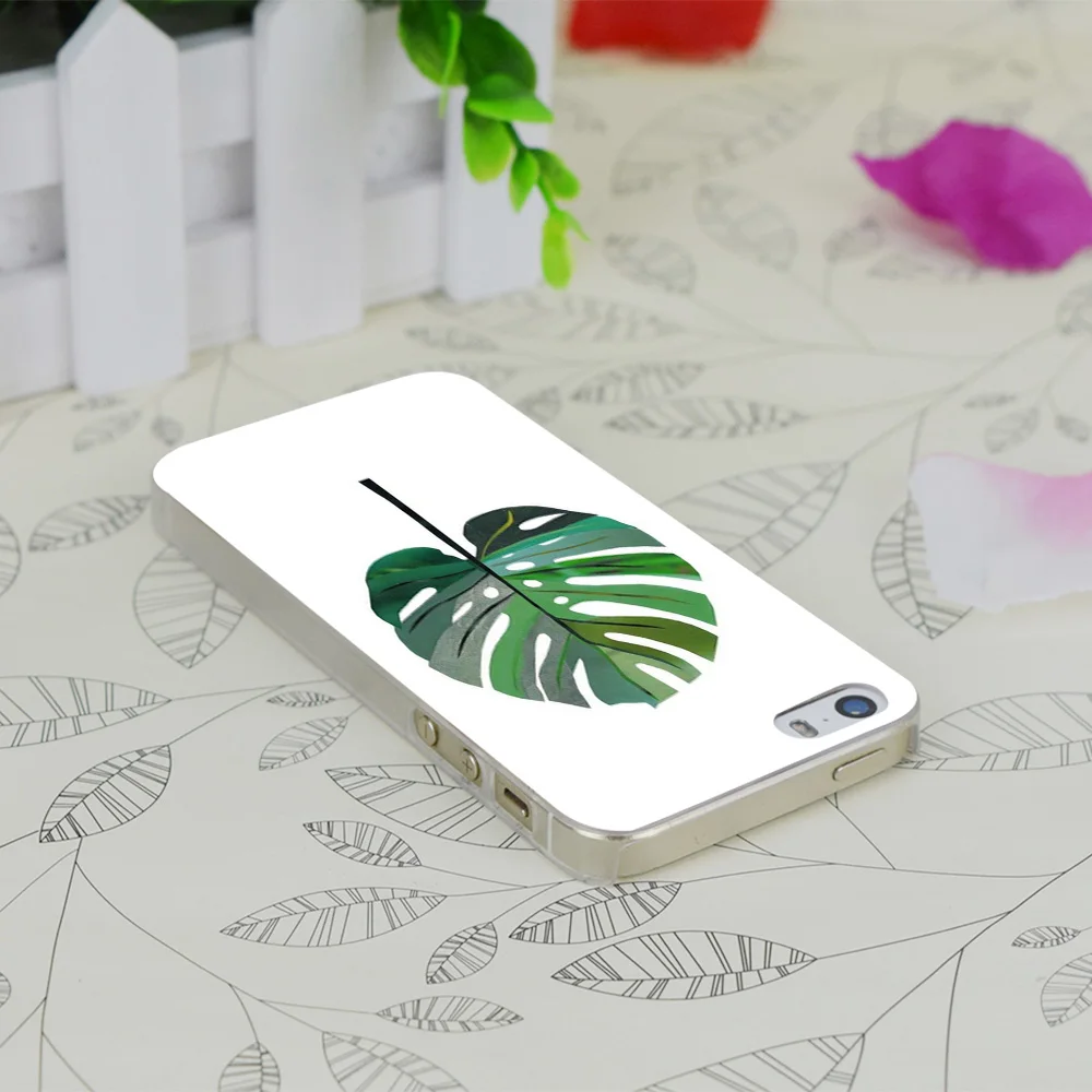 C0541 Monstera Transparent Hard Thin Case Skin Cover For Apple IPhone 4 4S 4G 5 5G 5S SE 5C 6 6S Plus |
