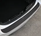 Задний защитный бампер, протектор Наклейка из углеродного волокна для AUDI A4 A6 Q3 Q5 Q7 Volkswagen B5 B6 PASSAT CC TIGUAN SAAB OPEL