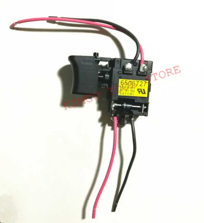 Переключатель 6506638 6506010 7 для MAKITA 8281DZ 6281DWPE3 650672 DWPE 6271DZ 6281 DWPLE 6271DWPE3 6271DWPE 6261DWPE|for