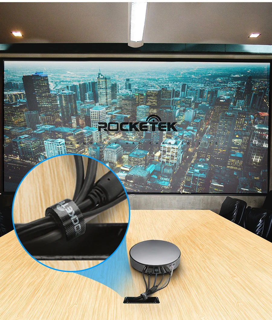 Rocketek Кабельный органайзер провод зажим для намотки наушников Держатель для мыши шнур протектор HDMI кабель управление для телефона samsung USB кабель