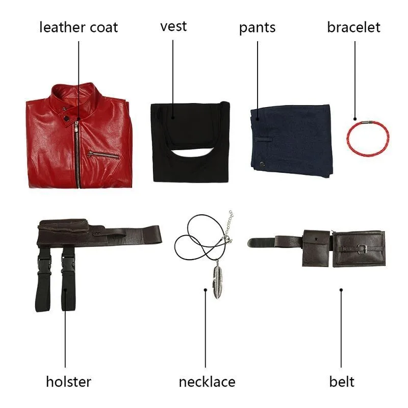 Resident 2 Cosplay Costume Claire Game Heroine Jacket Shirt Carnival Custom Made Halloween Clothes Women Leather Adult Pants
