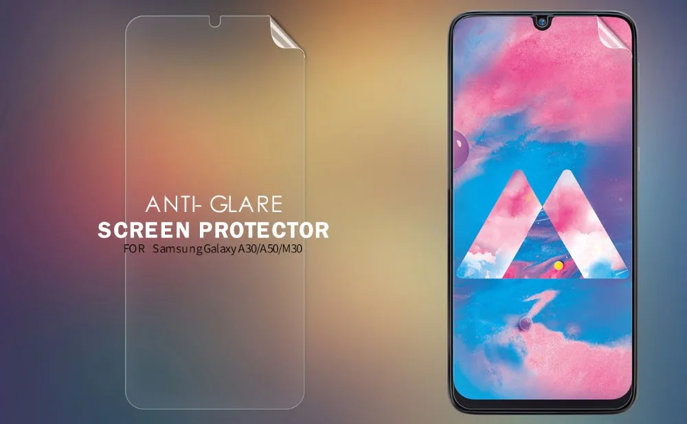 Nillkin Глянцевая Защитная пленка для samsung galaxy A50 против отпечатков пальцев матовая защитная пленка для samsung A50 A505F