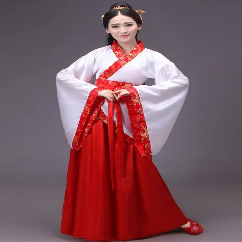 В Новинка Стильный костюм из стильный Hanfu Для женщин Улучшенная поезд это
