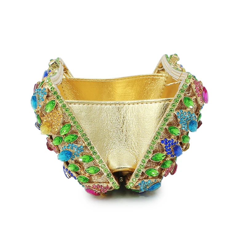 Ручной работы Модные полые Роскошные Алмаз клатч Свадебное Пром Ужин Сумочка