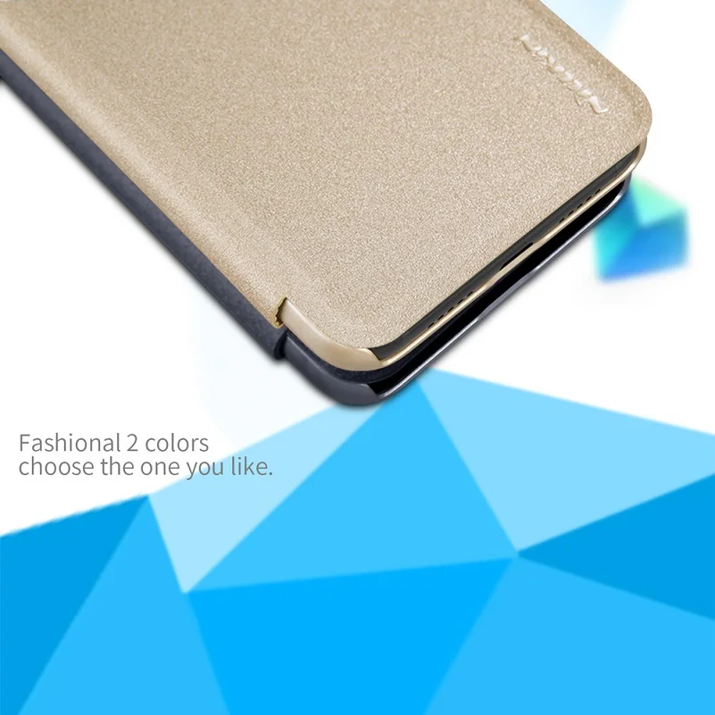 Для xiaomi mi 8 lite чехол откидная крышка NILLKIN Sparkle жесткая задняя панель из