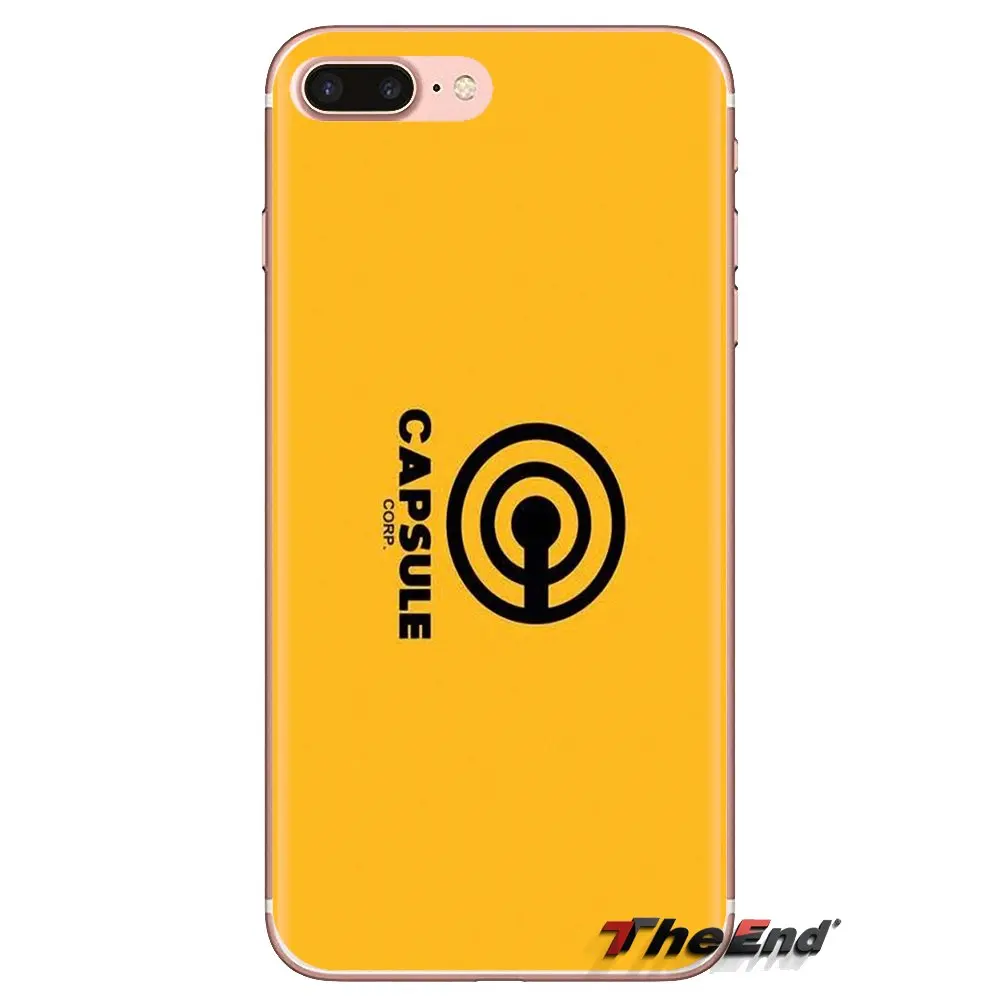 Silicone Cases Cover For iPod Touch Apple iPhone 4 4S 5 5S SE 5C 6 6S 7 8 X XR XS Plus MAX Anime Dragon Ball Z Capsule Corp Logo |