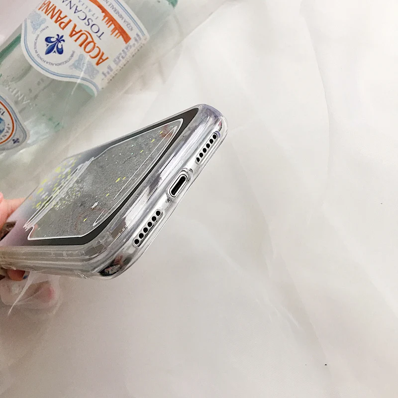 Bling с изображением пожеланий из бутылки звёзды сыпучий песок чехол для iphone X 7 плюс