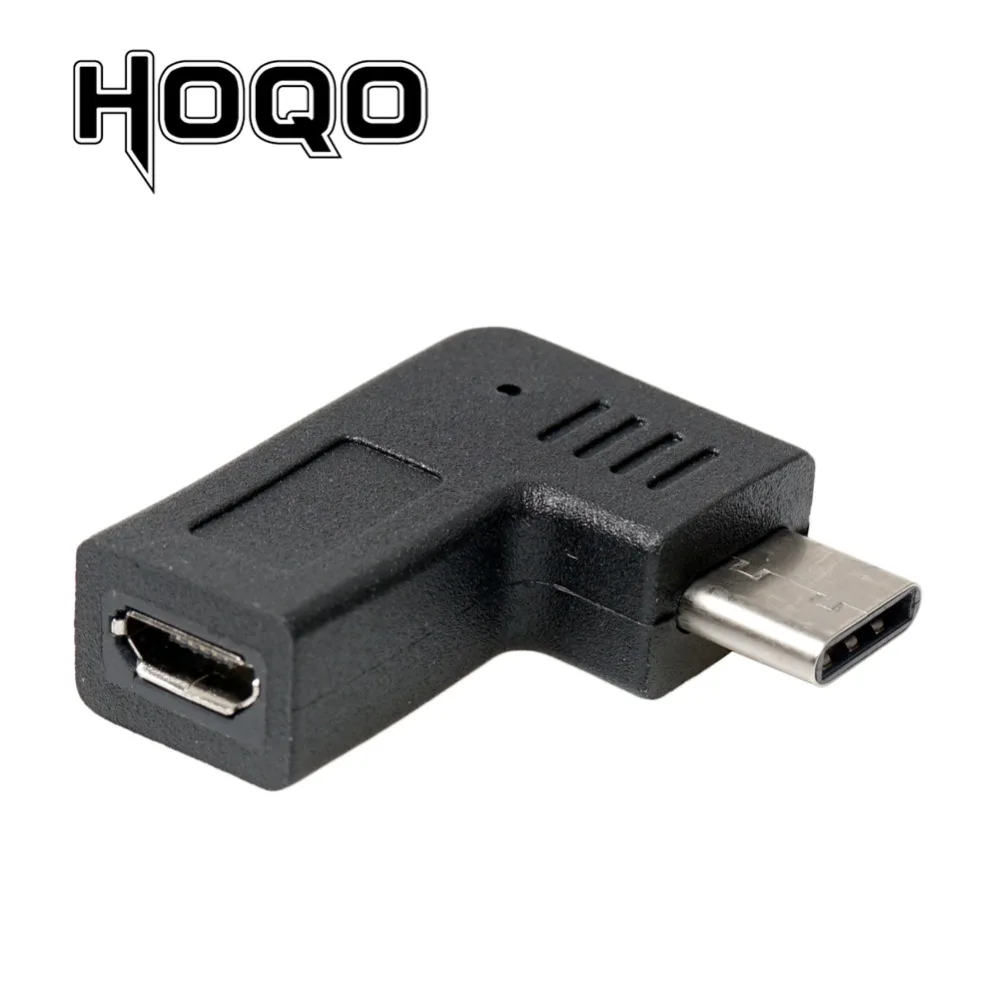 Адаптер Micro Usb с левым и правым углом штекер usb гнездовым на штырьковый разъем 90